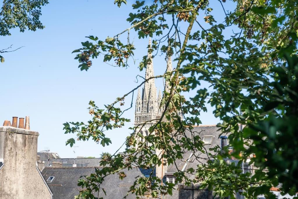 Oo Le Jardin Oo Paisible Studio Equipe Et Bien Place Quimper Ngoại thất bức ảnh