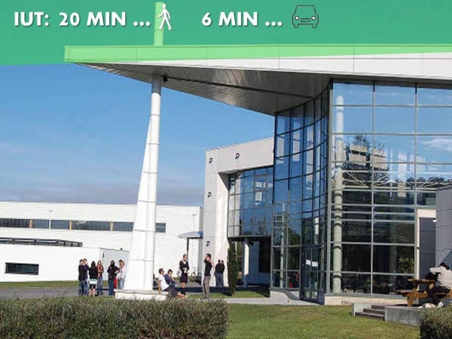 Oo Le Jardin Oo Paisible Studio Equipe Et Bien Place Quimper Ngoại thất bức ảnh